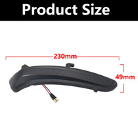 Clignotants LED de Miroir Latéral Dynamiques Séquentiels Peugeot 208 2008 Citroën C3 C4 Lot de 2