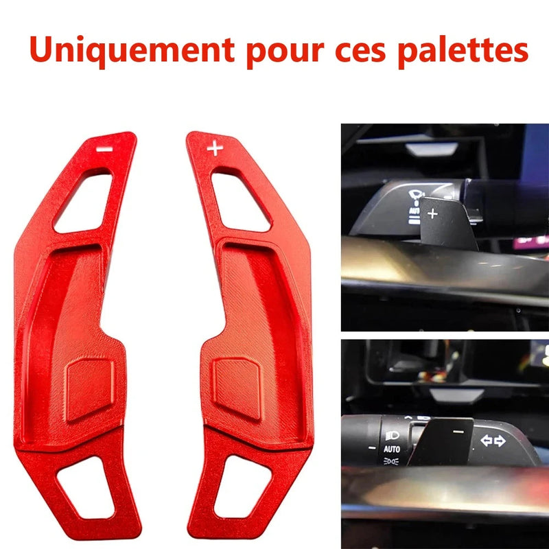 Palettes au Volant Renault Austral Espace Mégane E-Tech Rafale Aluminium Larges