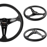 Volant Sport Universel 350 mm Aluminium et PU