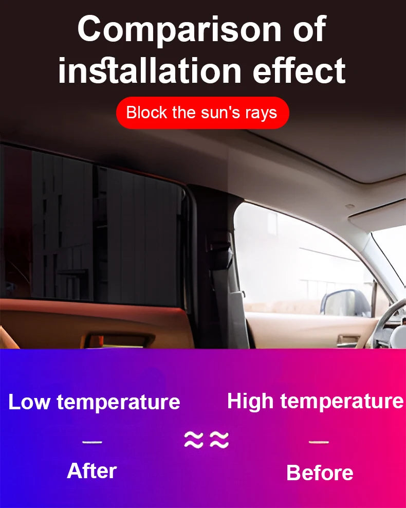Pare-Soleil Vitres Volkswagen Golf 8 CD1 CG5 Rideaux Magnétiques Maille Anti-UV