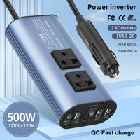 Convertisseur 12V 220V Voiture Allume-Cigare 400 W 500 W USB