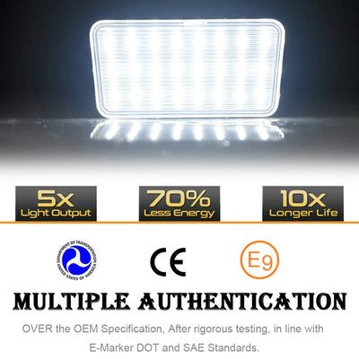 Éclairage de Plaque LED Jeep Wrangler JL 2017-2022