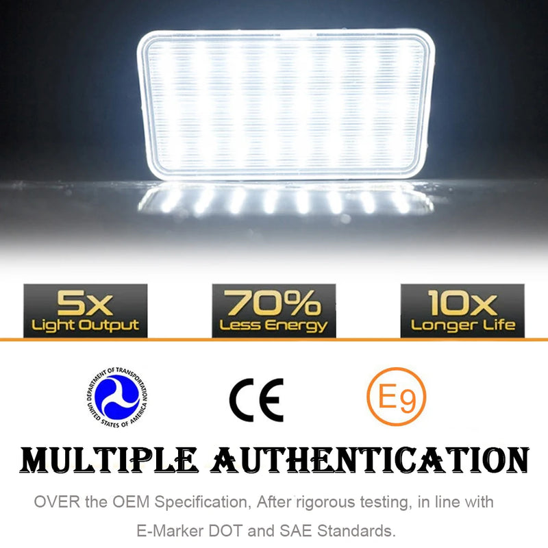 Éclairage de Plaque LED Jeep Wrangler JL 2017-2022