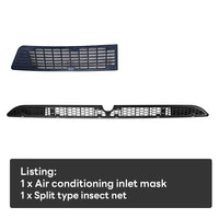 Filet Anti-Insectes Calandre Tesla Model 3 Highland 2025-2026 pour Pare-Chocs Inférieur et Entrée d'Air