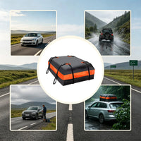 Sac de Toit de Voiture en Tissu Oxford Imperméable 112 x 88 x 44 cm pour SUV, Camion et Remorque