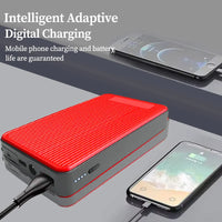 Booster de Batterie Voiture GKFLY 2000 A 44,4 Wh Démarreur Portable 12 V