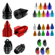 Bouchons de Valve Universels Grenade Aluminium Anodisé