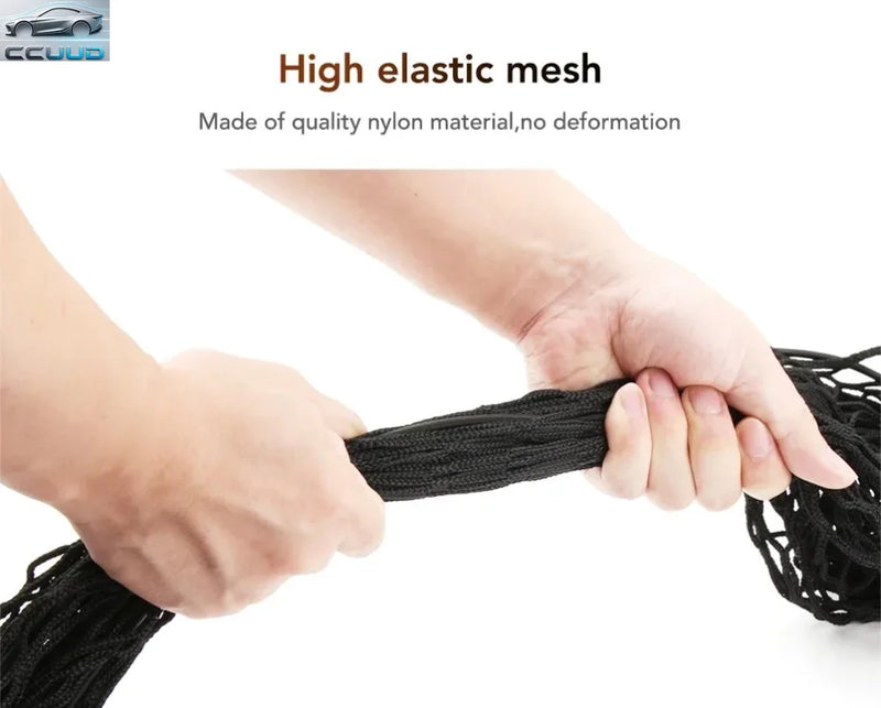 Filet de Rangement de Coffre Voiture Élastique Nylon