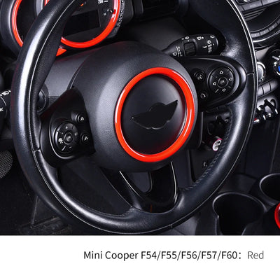 Cache Logo Mini Cooper F56 F60 Anneau Décoratif Intérieur