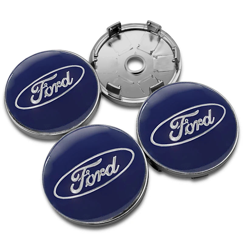 Cache-Moyeux Ford Focus Mondeo Ranger Ecosport 54mm 56mm 60mm — vue de face