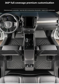 Tapis de Sol TPE Volvo XC60 2009-2026 T8 PHEV Conduite à Gauche Simple ou Double Couche Protection des Seuils