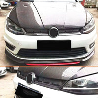 Calandre Avant en Carbone Sec Volkswagen Golf 7 MK7 GTI et Golf R 2014-2017 Noir Brillant