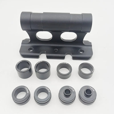 Porte-Vélos de Toit Bloc de Fourche Aluminium Noir