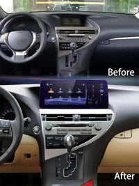 Autoradio Android 14 Écran QLED 12,3 Pouces Lexus RX 270 350 450h 2009-2015 CarPlay Double Système