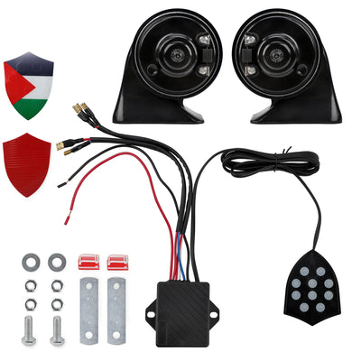 Klaxon Musical 10 Sons Universel 12V Voiture