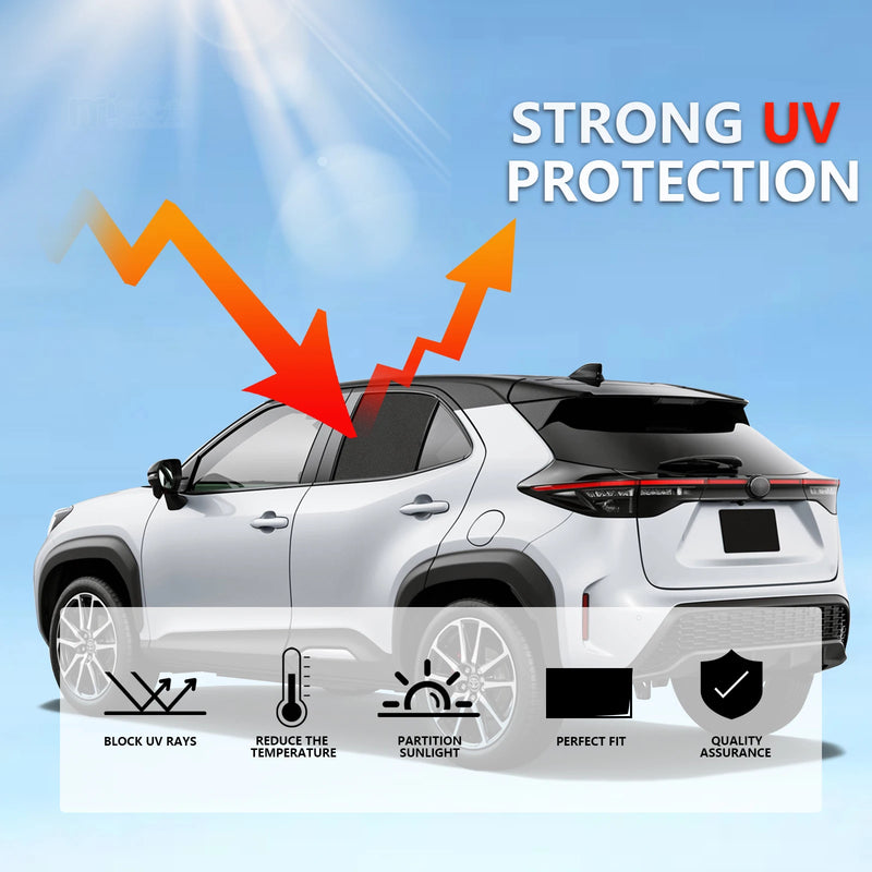 Pare-Soleil Magnétique Toyota Yaris Cross 2020-2025 Pare-Brise et Vitres Latérales