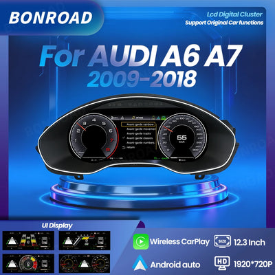 Tableau de Bord Numérique BONROAD Audi A6 C7 2012-2018