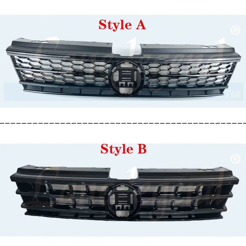 Calandre Avant de Course Nid d'Abeille Volkswagen Tiguan 2016-2018 Style A Gris ou Style B Noir Brillant