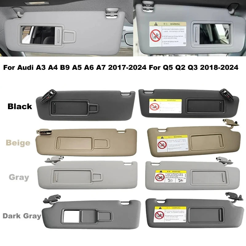 Pare-Soleil Audi A3 A4 B9 A5 Q5 2017-2024 avec Miroir