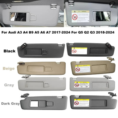 Pare-Soleil Audi A3 A4 B9 A5 Q5 2017-2024 avec Miroir