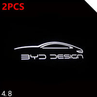 Projecteur Porte BYD Sealion 7, Sealion 6, Sealion 5, Song Plus, Seal U, Lumière de Bienvenue HD, Lot de 2
