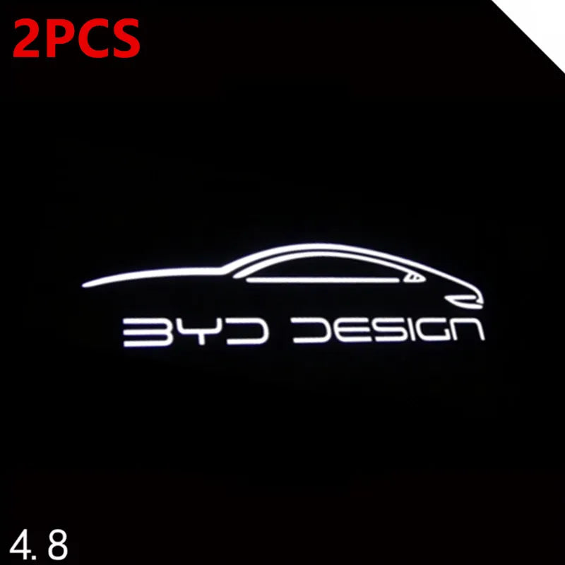 Projecteur Porte BYD Sealion 7, Sealion 6, Sealion 5, Song Plus, Seal U, Lumière de Bienvenue HD, Lot de 2