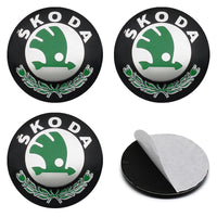 Cache-Moyeux Skoda Octavia Fabia Kodiaq 56mm 60mm — gros plan