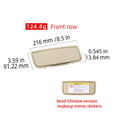 Pare-Soleil Intérieur Volvo XC60 XC90 S80 avec Miroir