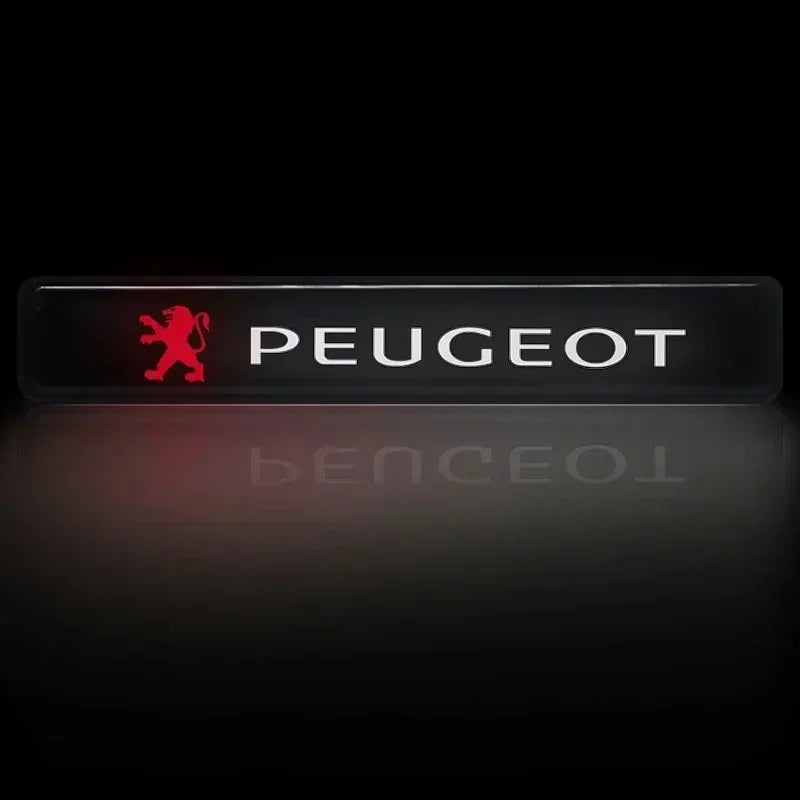 Emblème Lumineux Peugeot LED Lion pour Face Avant