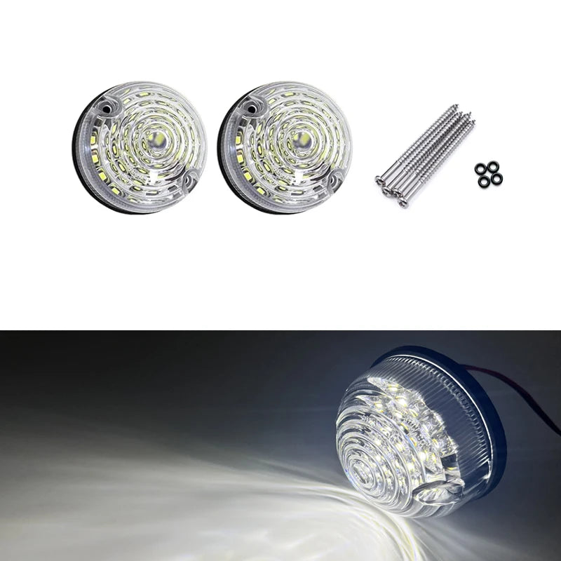 Kit Feux Arrière LED Land Rover Defender 90 110 1983-2016 Lentille Transparente