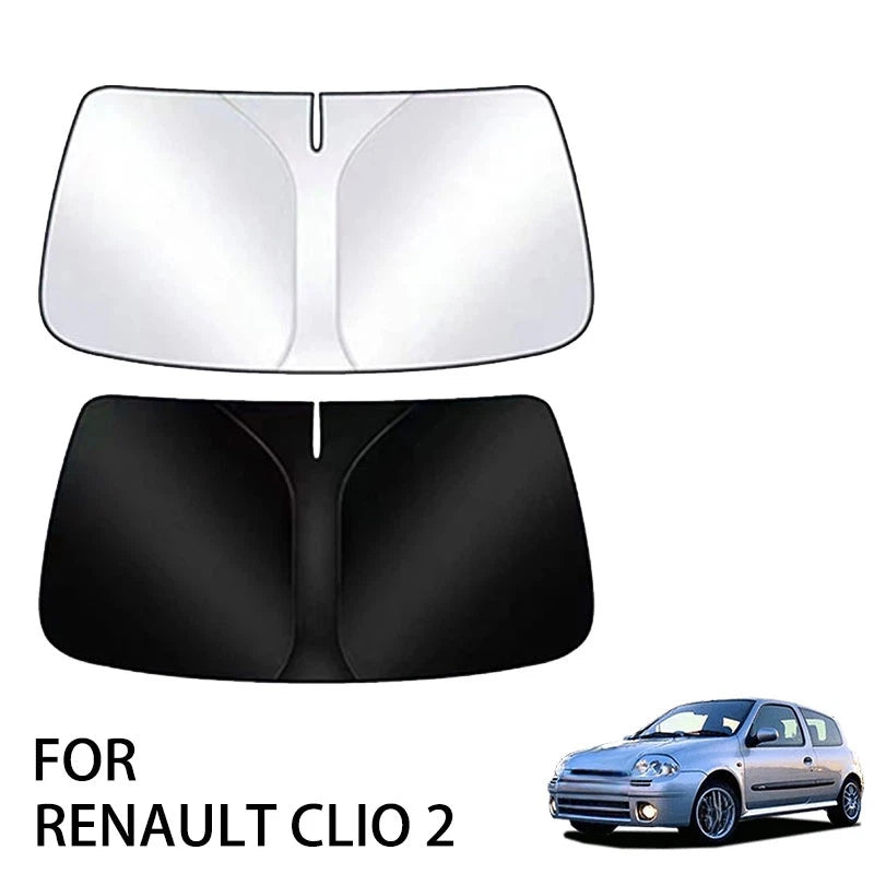 Pare-Soleil Pare-Brise Renault Clio 2 3 4 5 Cristal de Glace Anti-UV Sur Mesure
