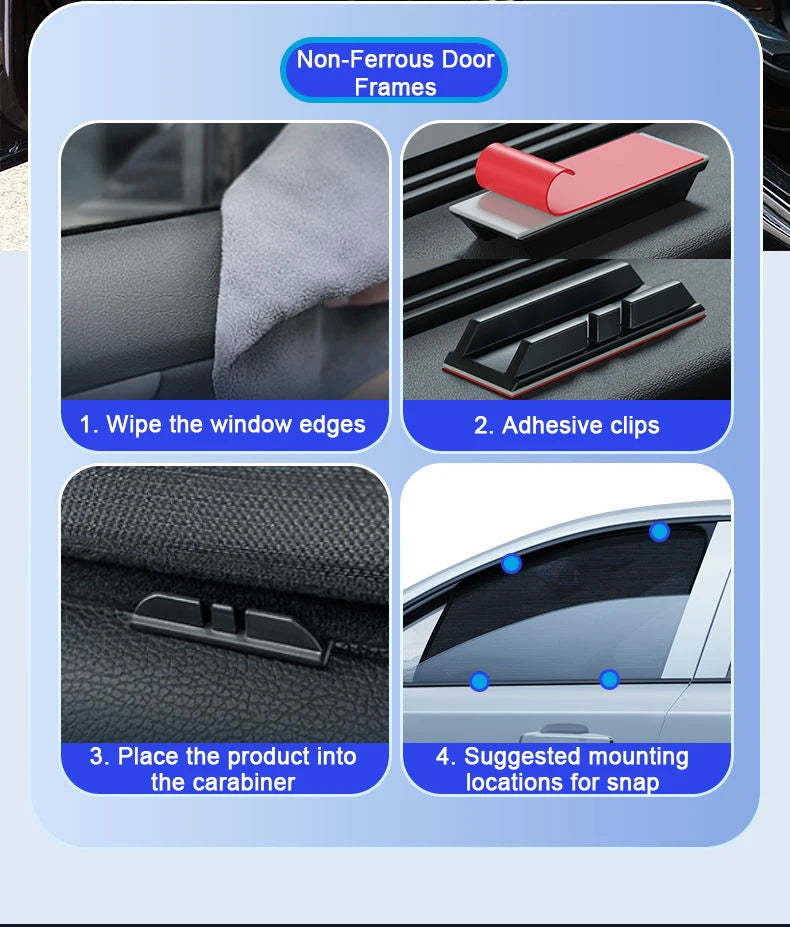 Pare-Soleil Magnétique Kia Sorento MQ4 2021-2025