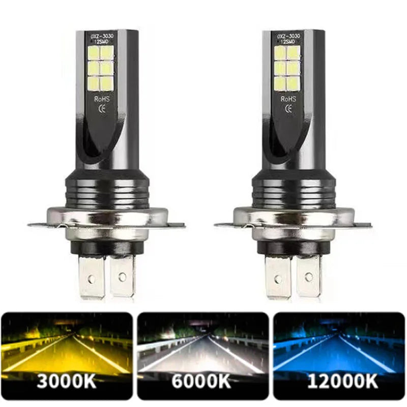 Ampoules LED BMW H4 H7 H11 12000LM 6000K Antibrouillard