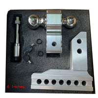 Attelage Réglable Double Boule 12500 lbs Récepteur 2 Pouces