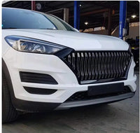 Calandre Hyundai Tucson 2019-2022 Style GT Racing Noir Brillant Barres Verticales