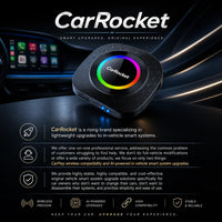 Boîtier CarPlay CarRocket Plus Android 15 4G GPS Sans Fil