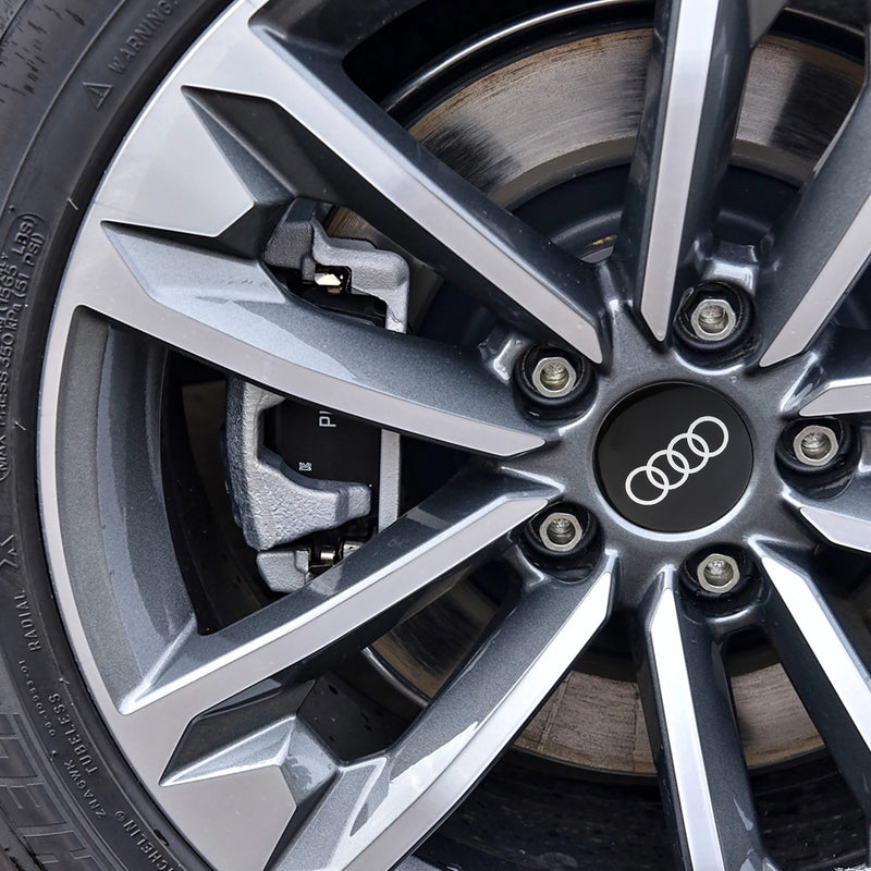Cache-Moyeux Audi A3 A4 RS3 56mm 60mm 65mm Emblème — vue d'ensemble