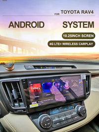 Autoradio Android Écran 10,25 Pouces Toyota RAV4 XA40 2012-2019 CarPlay Sans Fil GPS 4G