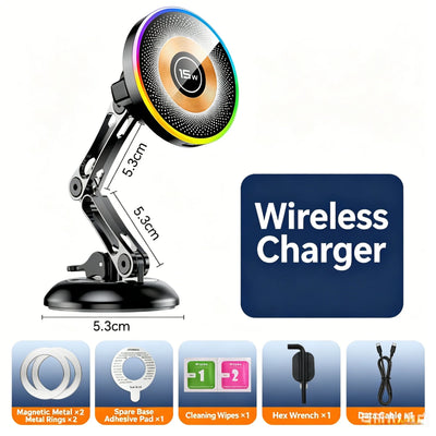 Support Téléphone Magnétique Voiture Charge 15W