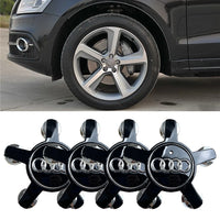 Cache-Moyeux Audi A4 A6 Q5 Q7 135mm 8R0601165 — gros plan