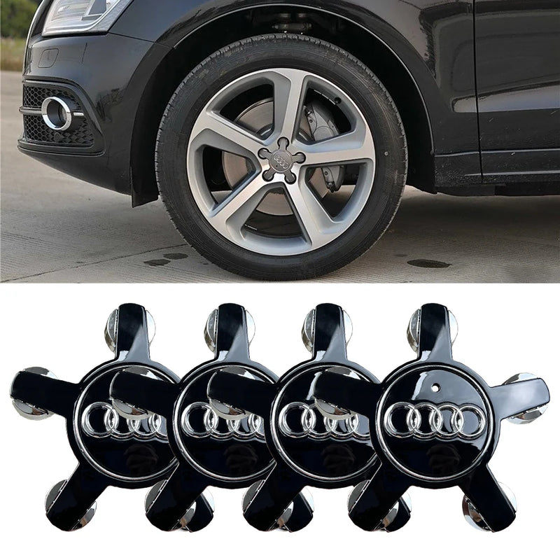 Cache-Moyeux Audi A4 A6 Q5 Q7 135mm 8R0601165 — gros plan