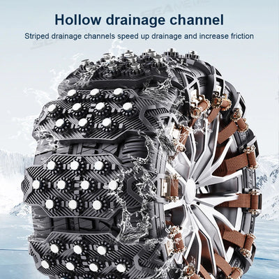 Chaînes à Neige SEAMETAL Voiture 4 Pièces à Crampons