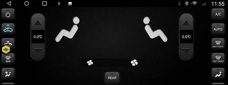 Autoradio Écran 12,3 Pouces Toyota Fortuner et Hilux 2015-2021 Android 14 CarPlay Sans Fil DSP