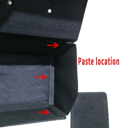 Boîte de Rangement de Coffre Voiture Cuir Pliable