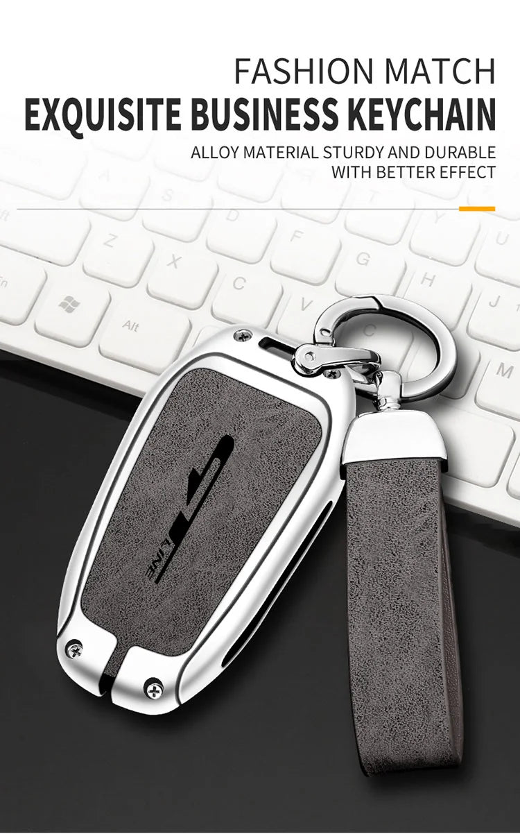 Coque de Clé Peugeot GT Line 3 Touches Alliage de Zinc Suédine