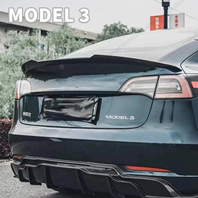 Lame Avant Tesla Model 3 Model Y 2016-2024 Look Carbone