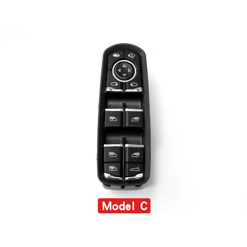 Bouton Lève-Vitre Avant Gauche Porsche Cayenne Macan Panamera 2011-2017 — vue de trois quarts