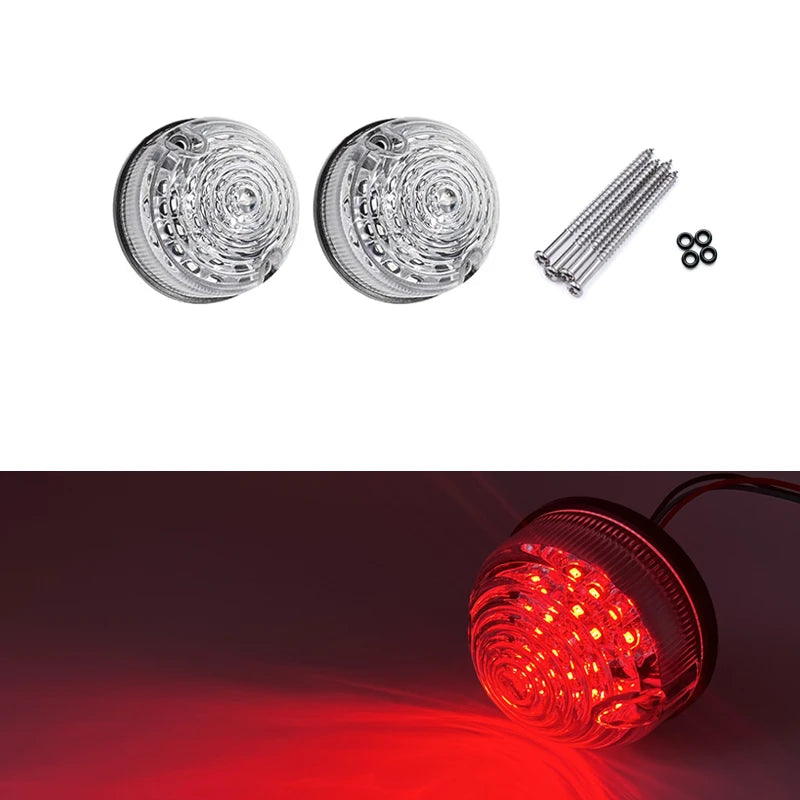 Kit Feux Arrière LED Land Rover Defender 90 110 1983-2016 Lentille Transparente