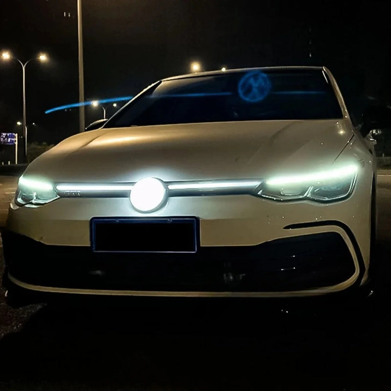 Calandre LED Volkswagen Golf 8 Style GTI R 2020-2024 Bande Lumineuse Défilante