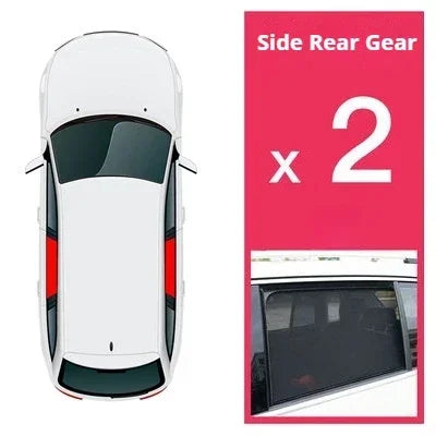 Pare-Soleil Magnétique Renault Clio 4 Vitres Latérales Arrière Lunette Pare-Brise